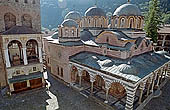 Rila Monastery, the five domed church the Nativity of the Virgin 